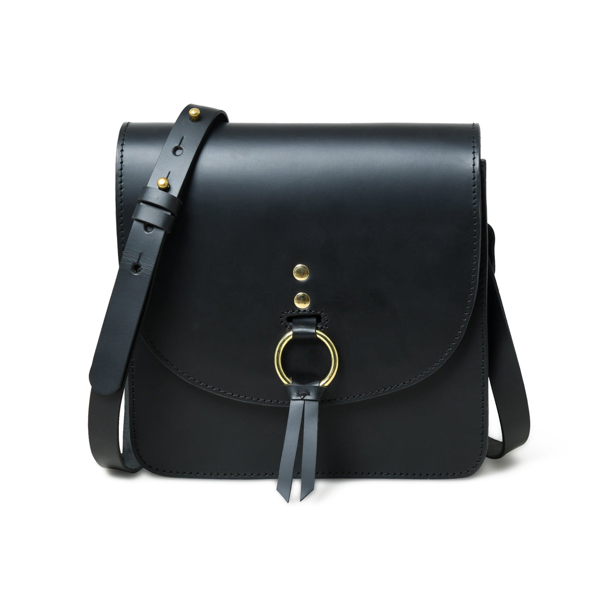 Black Elegance Crossbody Sling Bag Classy Leather Bags