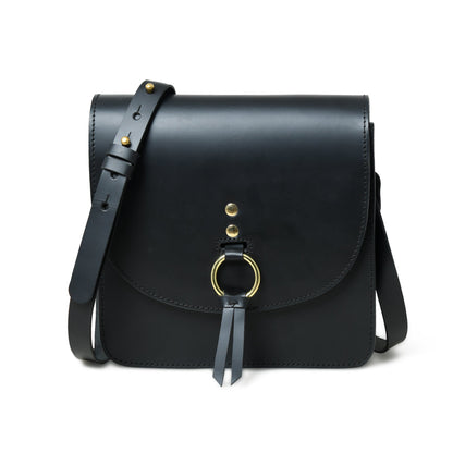 Black Elegance Crossbody Sling Bag Classy Leather Bags