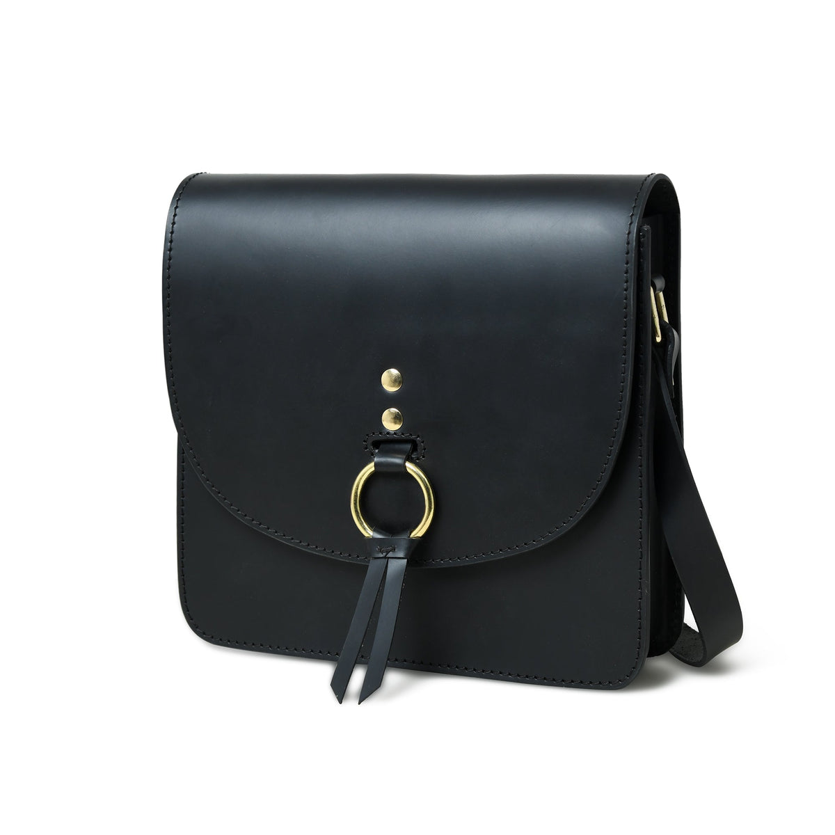 Black Elegance Crossbody Sling Bag Classy Leather Bags
