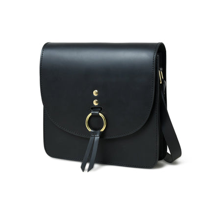 Black Elegance Crossbody Sling Bag Classy Leather Bags