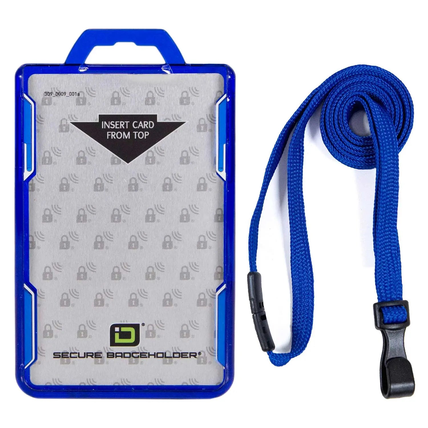 Secure Badge Holder Duolite ® Vertical 2 ID Card Holder, and Lanyard Bundle ID Stronghold