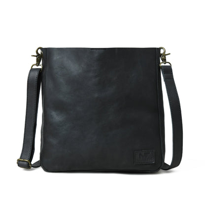 Serenity Everyday Crossbody Sling, Black Classy Leather Bags