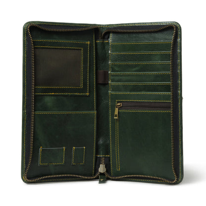 Kim & Blair Combo - Green Classy Leather Bags