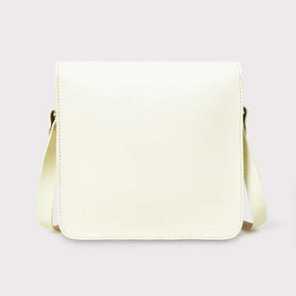 White Elegance Crossbody Sling Bag Classy Leather Bags