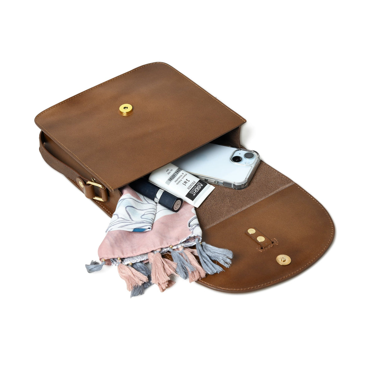 Brown Elegance Crossbody Sling Bag Classy Leather Bags