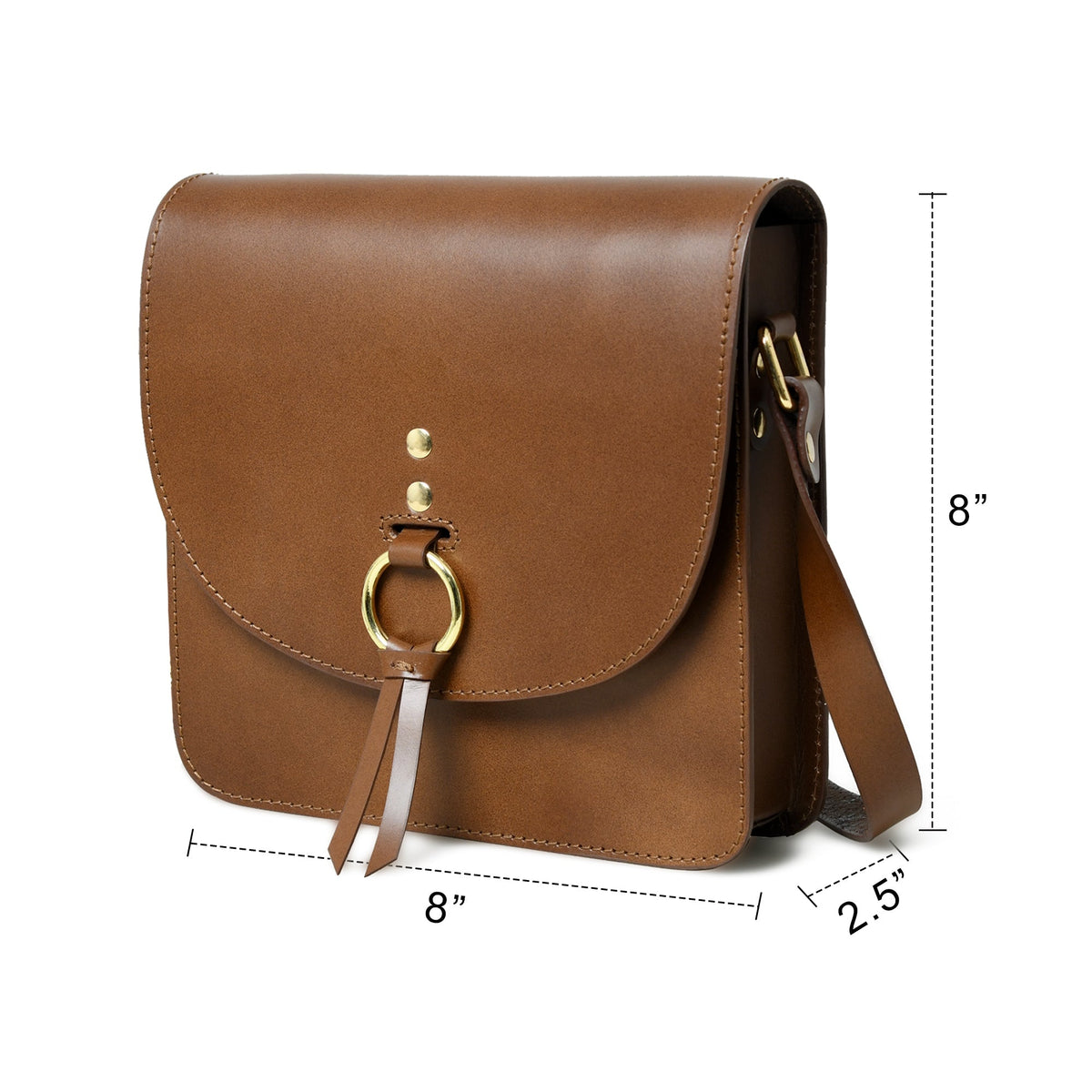 Brown Elegance Crossbody Sling Bag Classy Leather Bags