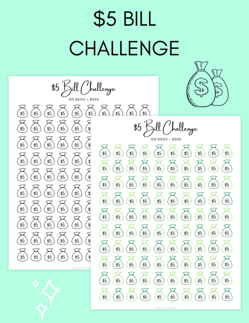 $5 Bill Challenge Jessica Autumn