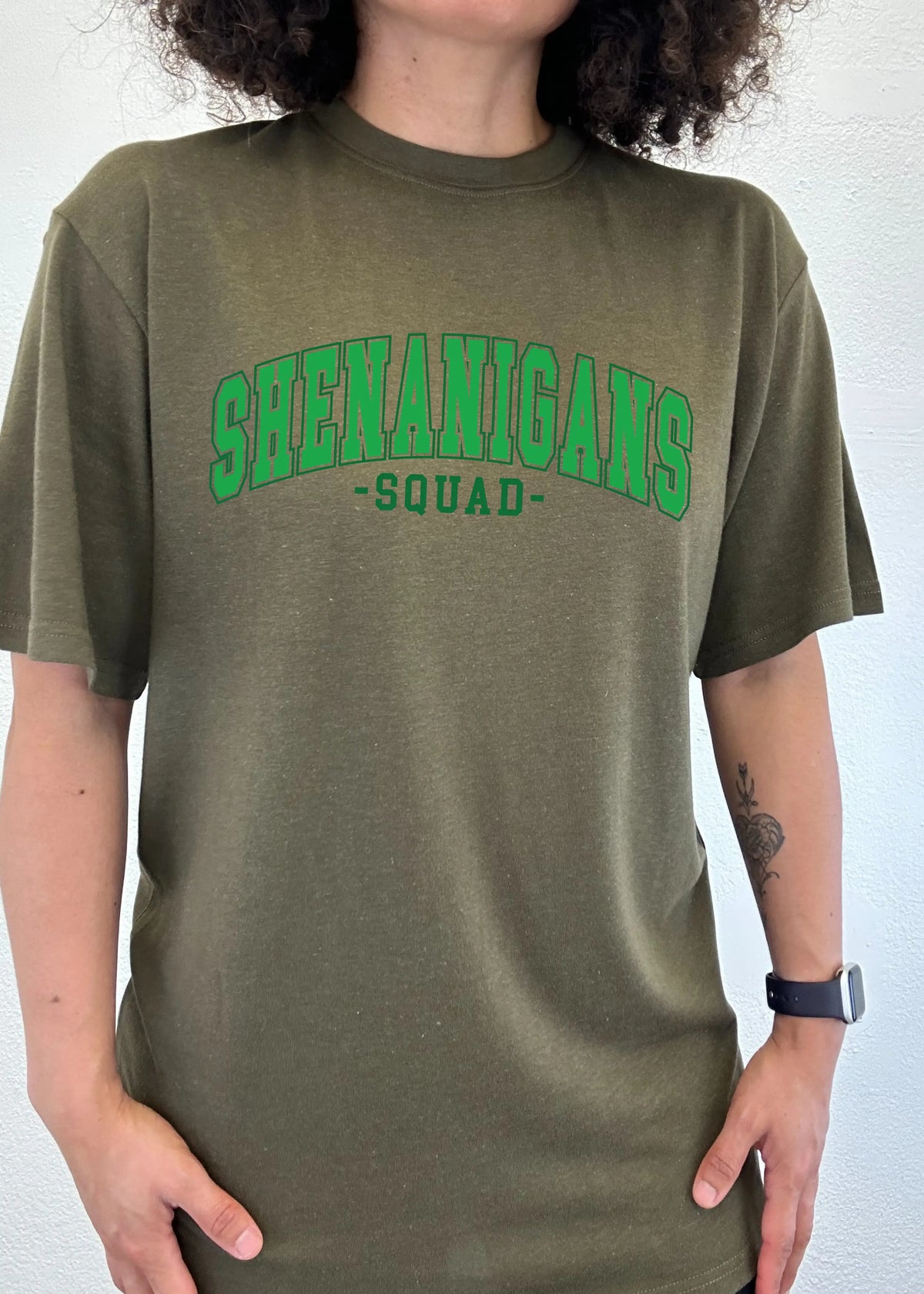 Shenanigans Squad Unisex Bamboo/Cotton Graphic T-Shirt Spun Bamboo