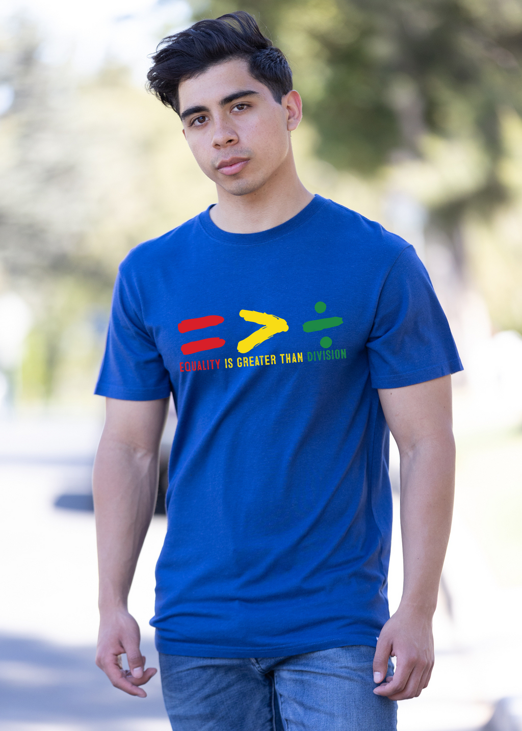 Black History Month Unisex Bamboo/Cotton Graphic T-Shirt Spun Bamboo