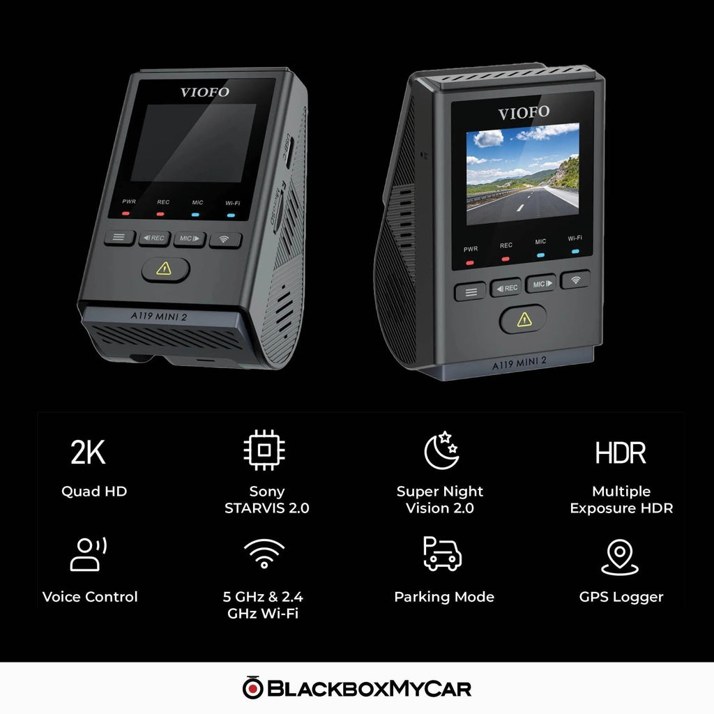 VIOFO A119 Mini 2 2K QHD Dash Cam BlackboxMyCar