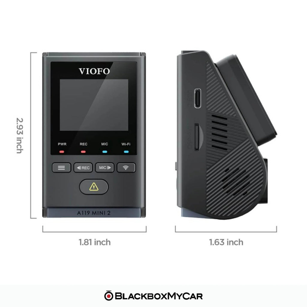 VIOFO A119 Mini 2 2K QHD Dash Cam BlackboxMyCar