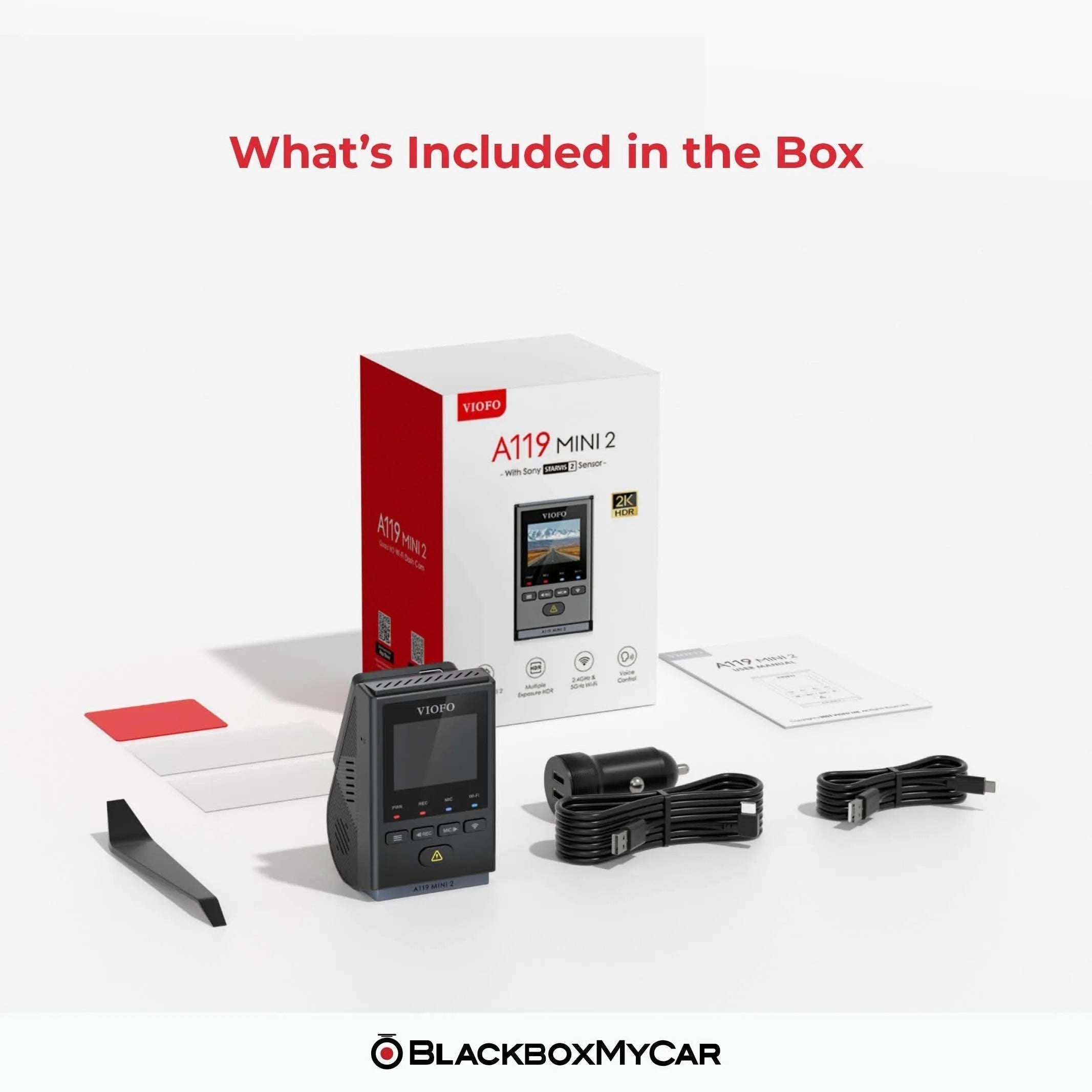 VIOFO A119 Mini 2 2K QHD Dash Cam BlackboxMyCar