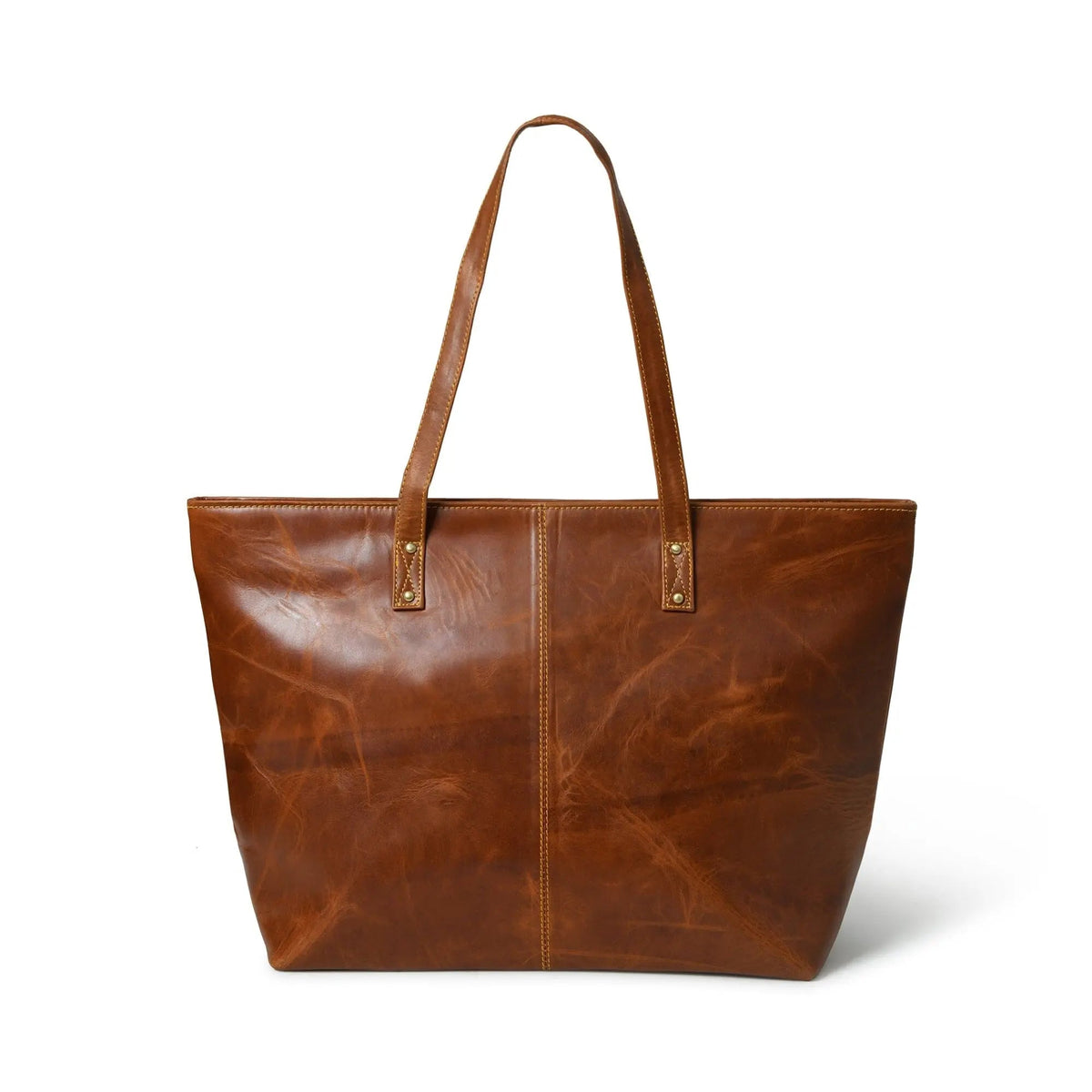 The Kim Tote Bag- Cocoa Brown Classy Leather Bags