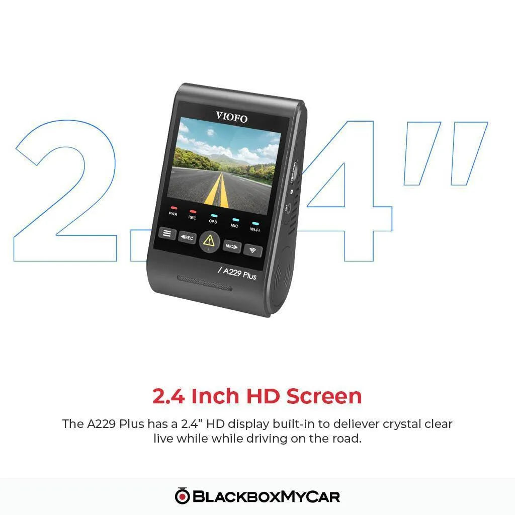 VIOFO A229 Plus 2K QHD 3-Channel Dash Cam BlackboxMyCar