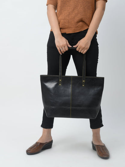 Kim & Blair Combo - Black Classy Leather Bags