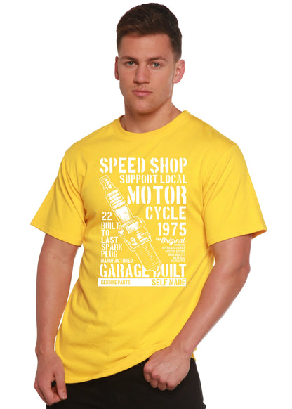 Spark Plug Spun Bamboo® Men's Bamboo Viscose/Organic Cotton Short Sleeve Graphic T-Shirt Spun Bamboo
