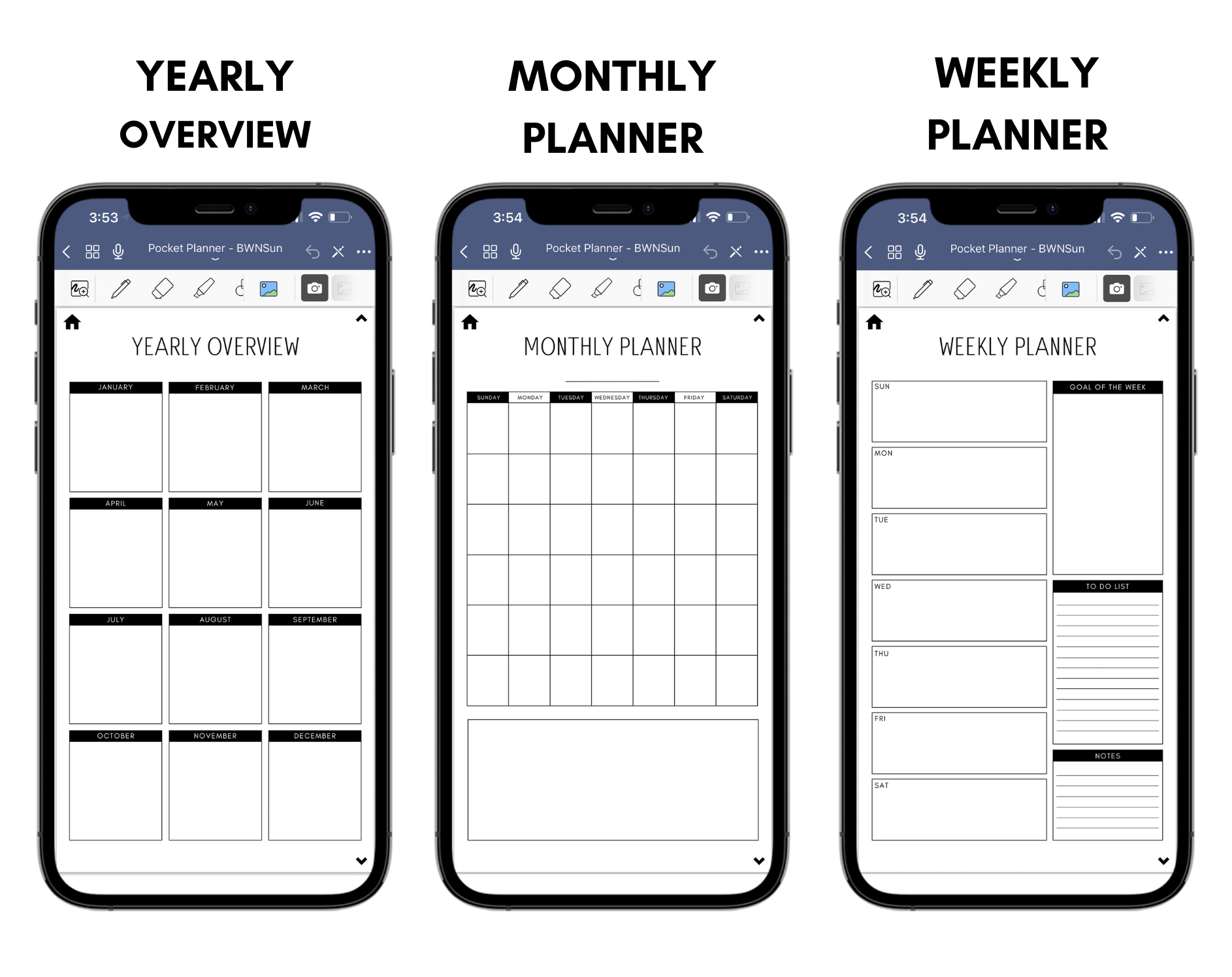 Digital Phone Planner Neutral Jessica Autumn