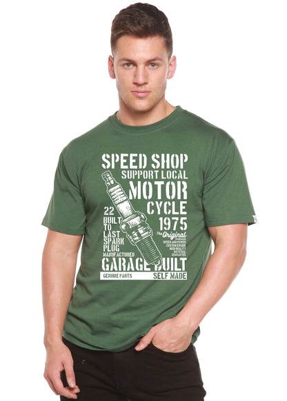 Spark Plug Spun Bamboo® Men's Bamboo Viscose/Organic Cotton Short Sleeve Graphic T-Shirt Spun Bamboo