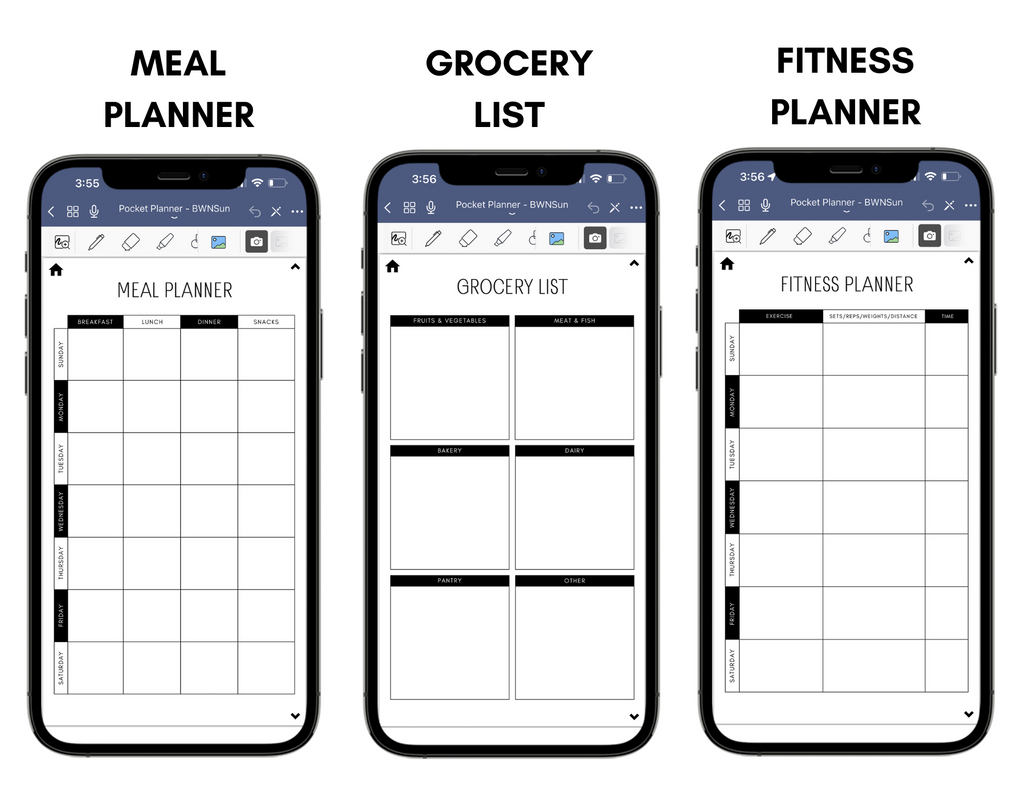 Digital Phone Planner Neutral Jessica Autumn