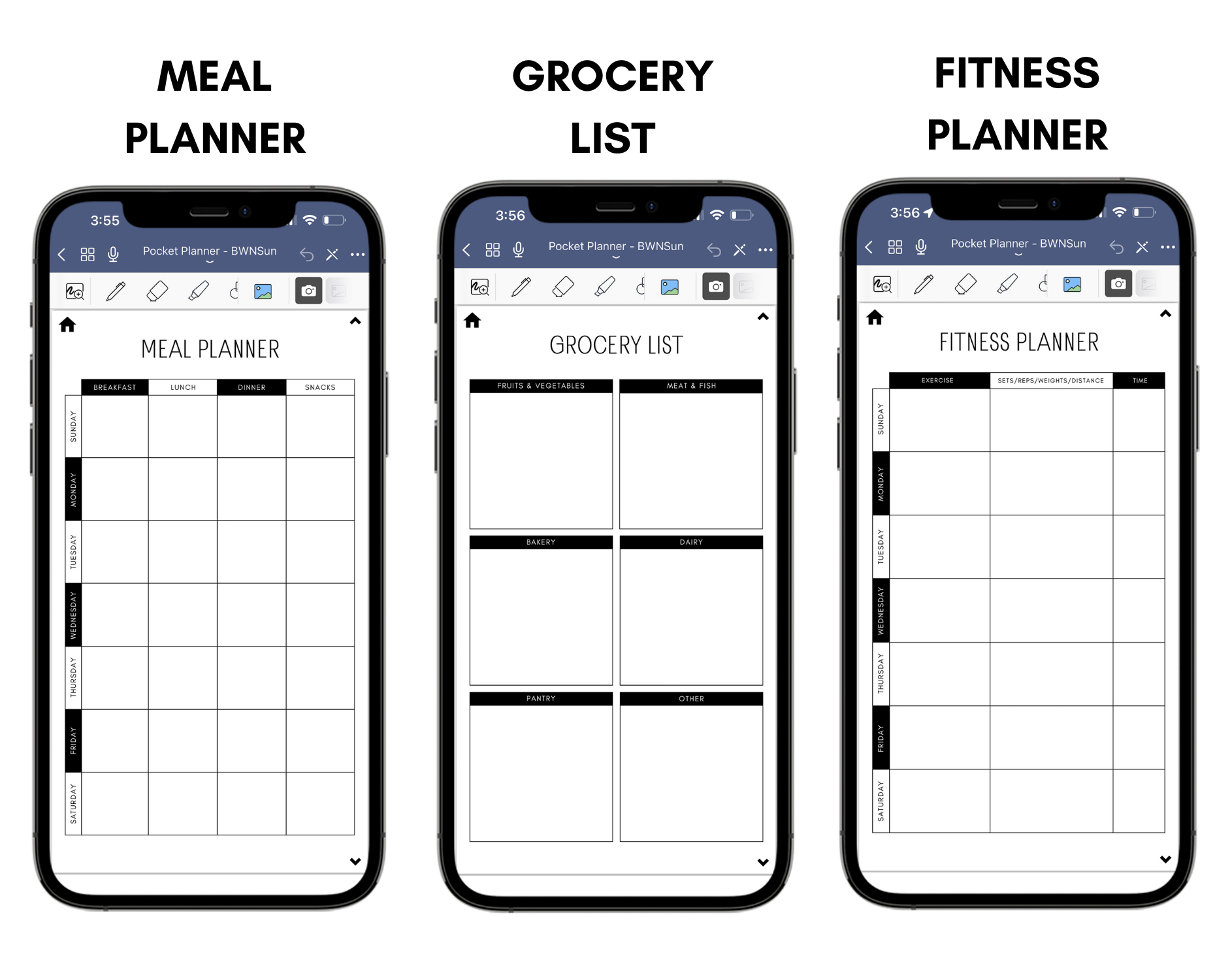 Digital Phone Planner Neutral Jessica Autumn