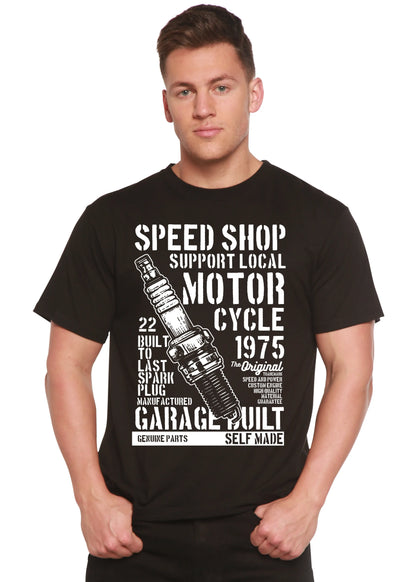 Spark Plug Spun Bamboo® Men's Bamboo Viscose/Organic Cotton Short Sleeve Graphic T-Shirt Spun Bamboo