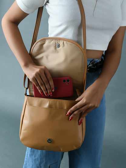The Croco Satchel- Beige Classy Leather Bags