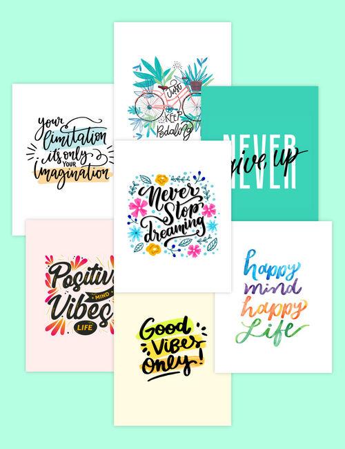 10 Motivational Quote Wall Art Jessica Autumn