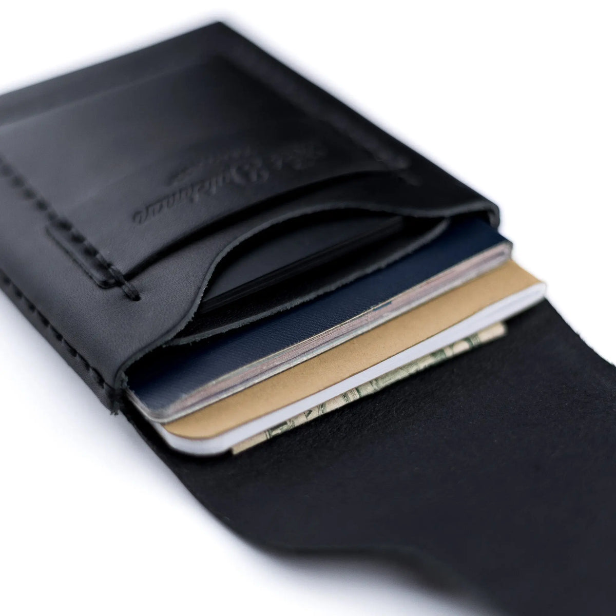 The Huckleberry (tall) – Black Lost Dutchman Leather