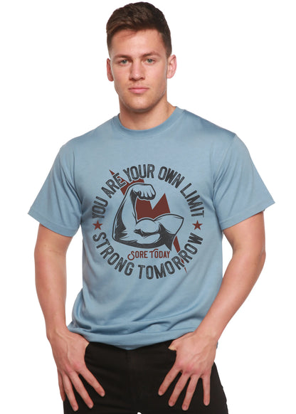 Strong Tomorrow Men's Bamboo Viscose/Organic Cotton Short Sleeve Graphic T-Shirt Spun Bamboo