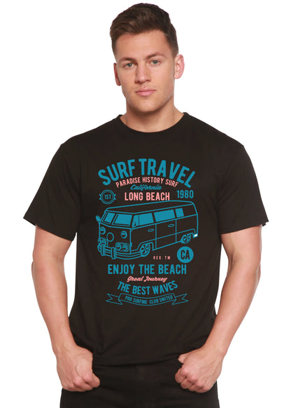 Surf Travel Spun Bamboo® Men's Bamboo Viscose/Organic Cotton Short Sleeve Graphic T-Shirt Spun Bamboo