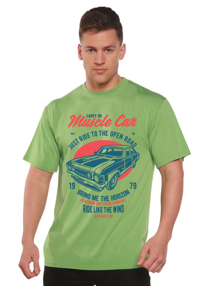 Muscle Car Spun Bamboo® Men's Bamboo Viscose/Organic Cotton Short Sleeve Graphic T-Shirt Spun Bamboo
