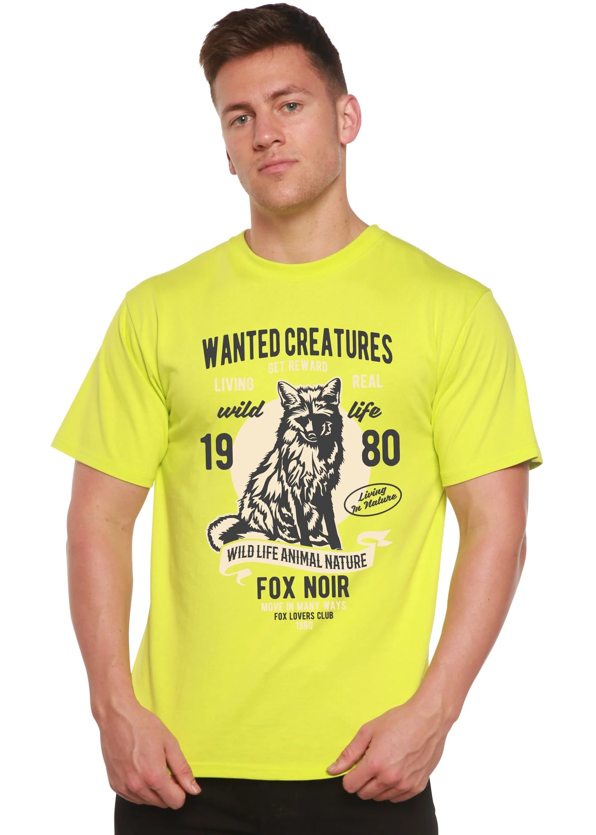 Wanted Creature Spun Bamboo® Men's Bamboo Viscose/Organic Cotton Short Sleeve Graphic T-Shirt Spun Bamboo