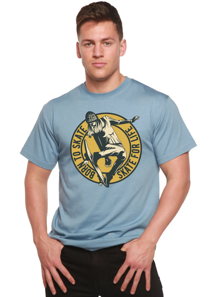 Skate For Life Men's Bamboo Viscose/Organic Cotton Short Sleeve Graphic T-Shirt Spun Bamboo