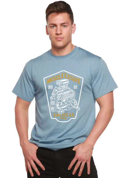 Muscle Engine Spun Bamboo® Men's Bamboo Viscose/Organic Cotton Short Sleeve Graphic T-Shirt Spun Bamboo