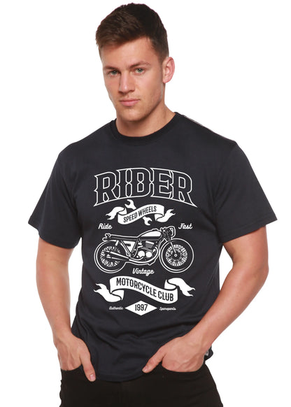 Rider Spun Bamboo® Men's Bamboo Viscose/Organic Cotton Short Sleeve Graphic T-Shirt Spun Bamboo