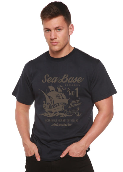 Sea Base Spun Bamboo® Men's Bamboo Viscose/Organic Cotton Short Sleeve Graphic T-Shirt Spun Bamboo