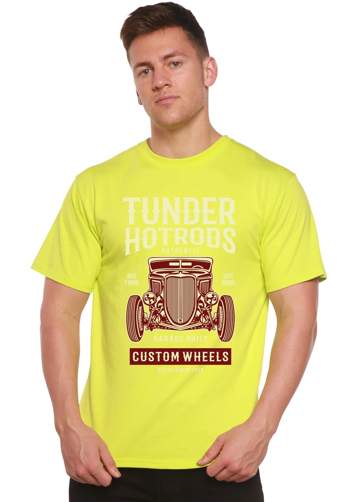 Thunder Hot Spun Bamboo® Men's Bamboo Viscose/Organic Cotton Short Sleeve Graphic T-Shirt Spun Bamboo