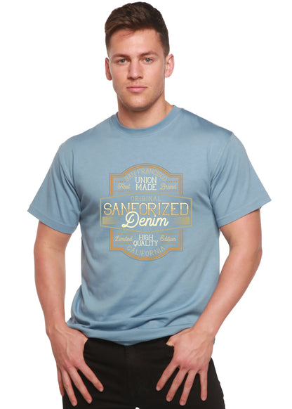Original Sanforized Denim Men's Bamboo Viscose/Organic Cotton Short Sleeve Graphic T-Shirt Spun Bamboo