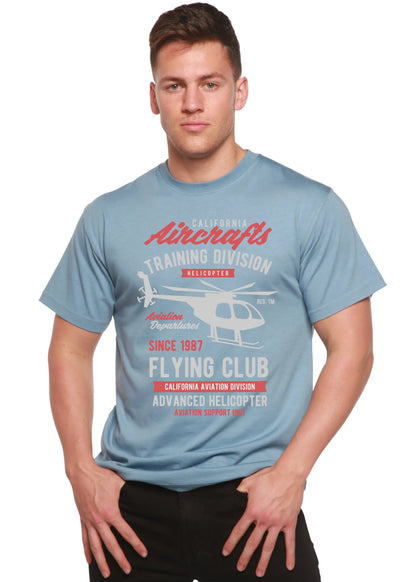 California Aircraft Men's Bamboo Viscose/Organic Cotton Short Sleeve Graphic T-Shirt Spun Bamboo
