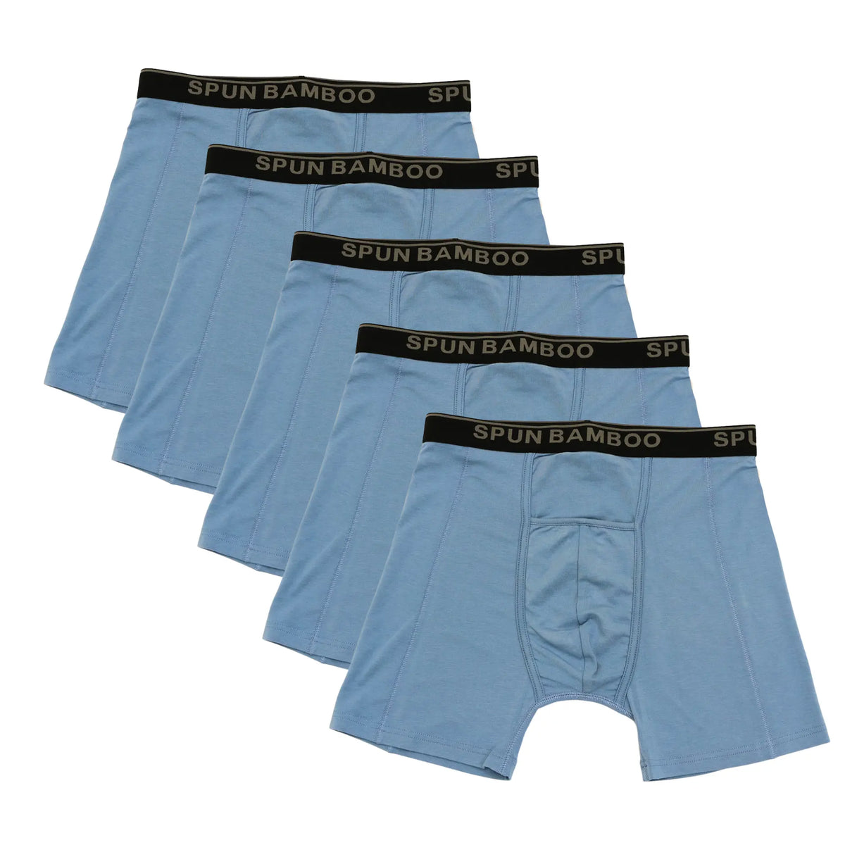 Men’s Bamboo Boxer Briefs — Ultra-Soft, Breathable Everyday Underwear Spun Bamboo