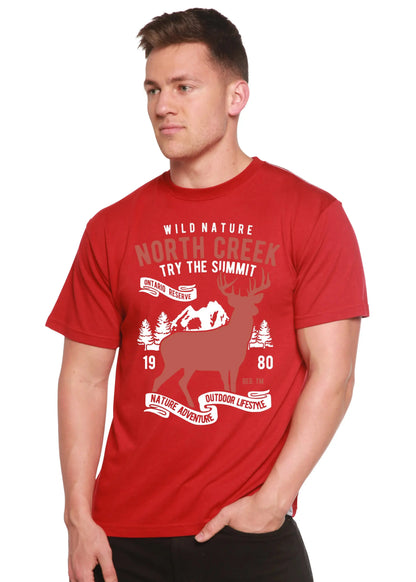 North Creek Spun Bamboo® Men's Bamboo Viscose/Organic Cotton Short Sleeve Graphic T-Shirt Spun Bamboo