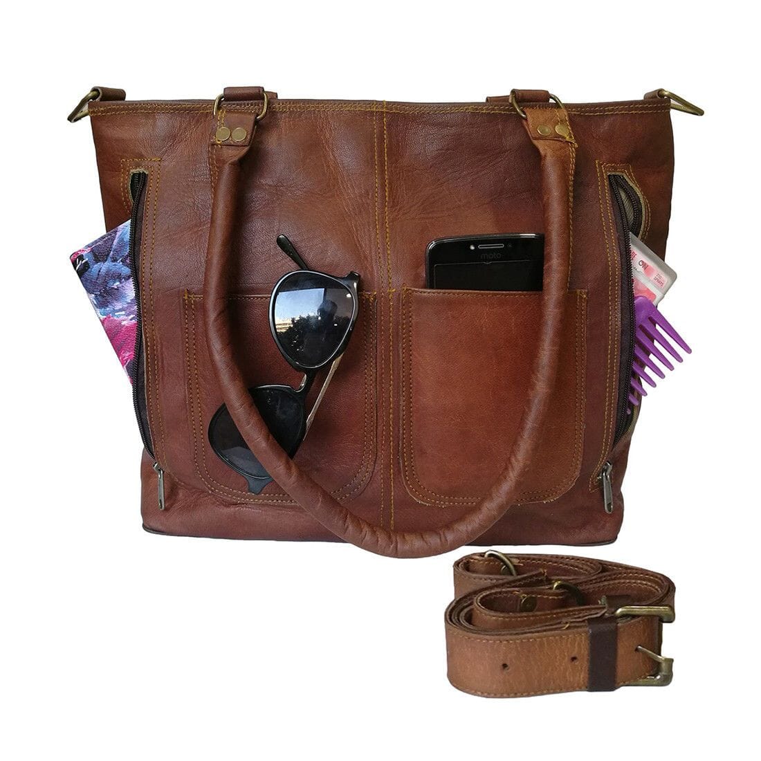 The Terry Tote Classy Leather Bags