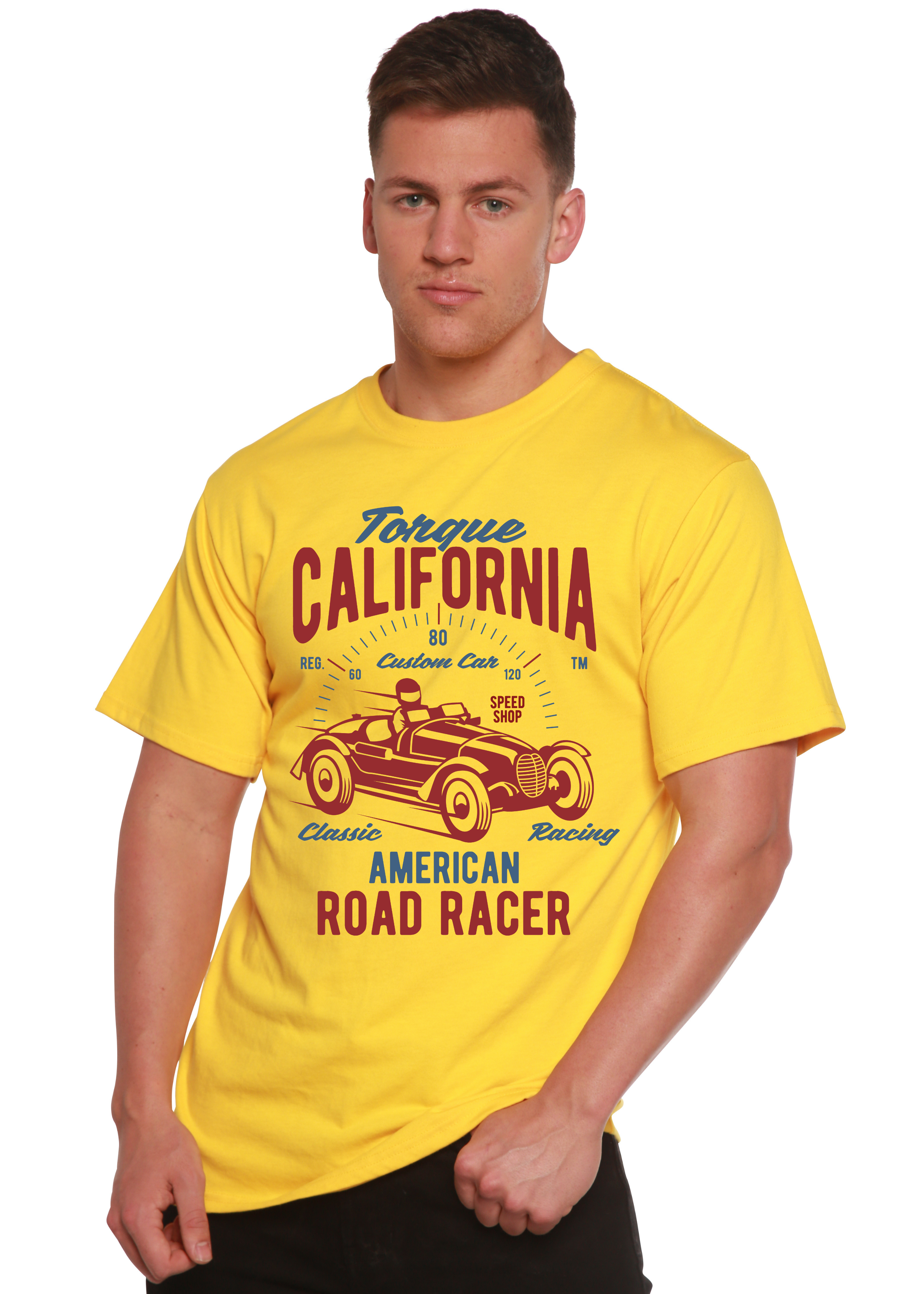 Torque California Spun Bamboo® Men's Bamboo Viscose/Organic Cotton Short Sleeve Graphic T-Shirt Spun Bamboo