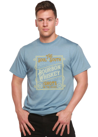 Bourbon Whiskey Men's Bamboo Viscose/Organic Cotton Short Sleeve Graphic T-Shirt Spun Bamboo