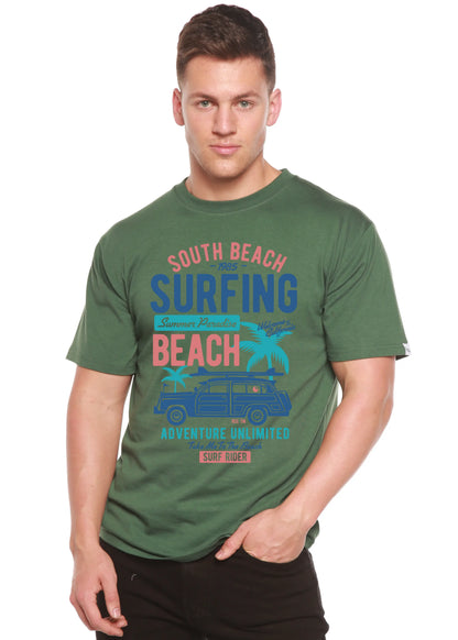 South Beach Spun Bamboo® Men's Bamboo Viscose/Organic Cotton Short Sleeve Graphic T-Shirt Spun Bamboo