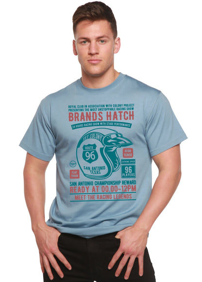 Brands Hatch Men's Bamboo Viscose/Organic Cotton Short Sleeve Graphic T-Shirt Spun Bamboo