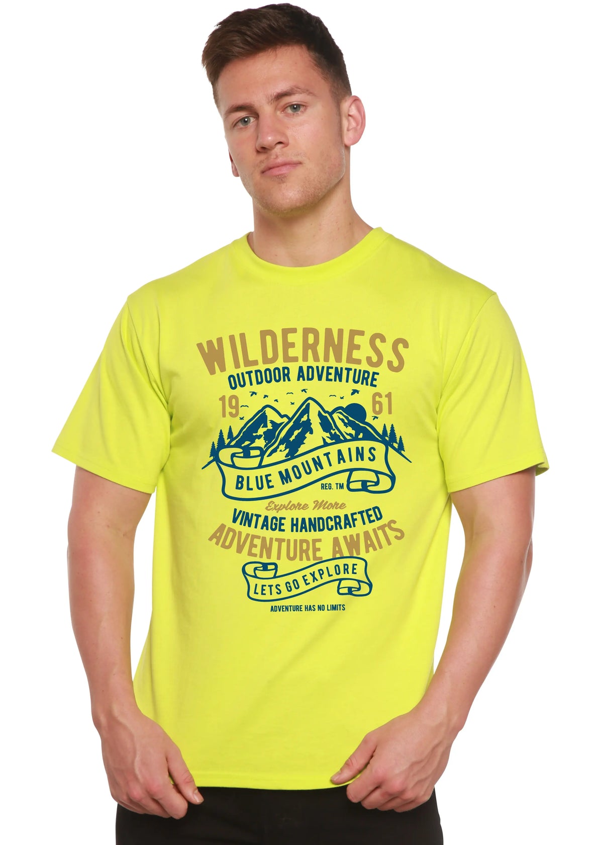 Wilderness Spun Bamboo® Men's Bamboo Viscose/Organic Cotton Short Sleeve Graphic T-Shirt Spun Bamboo