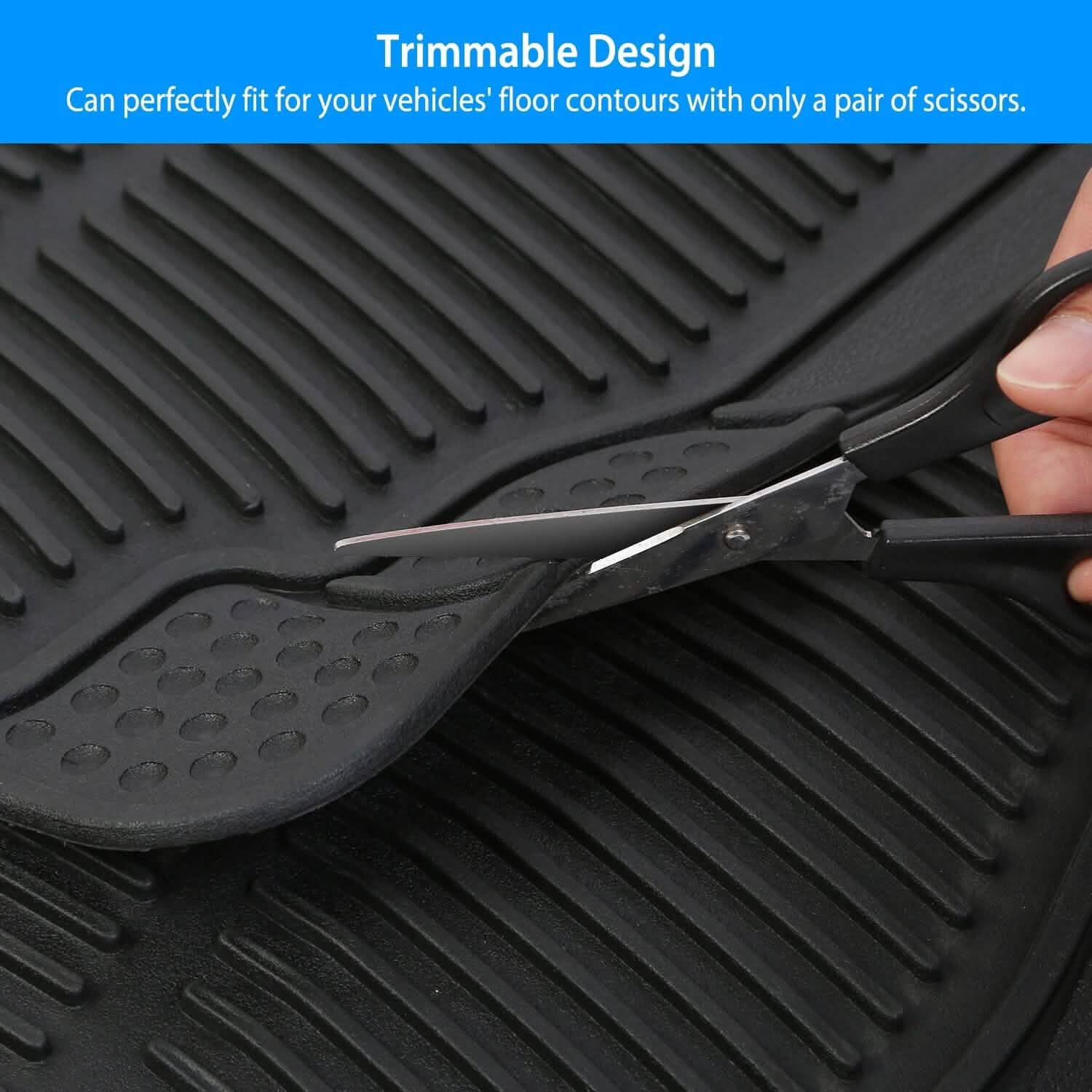 3-Piece: Automotive Floor Mats Set DailySale