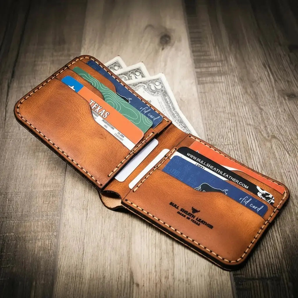 Big Bend Bifold Wallet Bull Sheath Leather