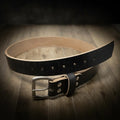 Men's Leather Belt - Black Bull Sheath Leather
